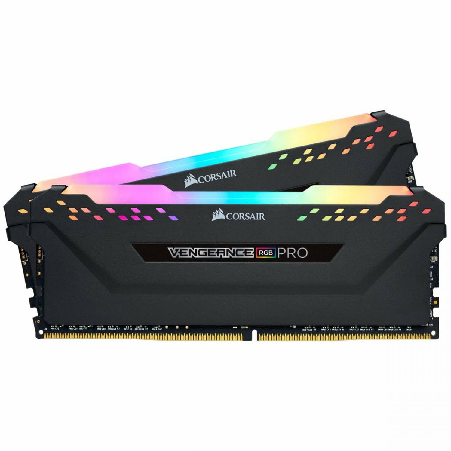 رم Corsair VENGEANCE RGB PRO 16GB Dual 3200MHz CL16 – Black — تصویر ۲