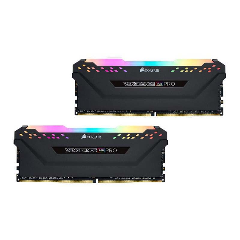 رم Corsair VENGEANCE RGB PRO 16GB Dual 3200MHz CL16 – Black — تصویر ۳