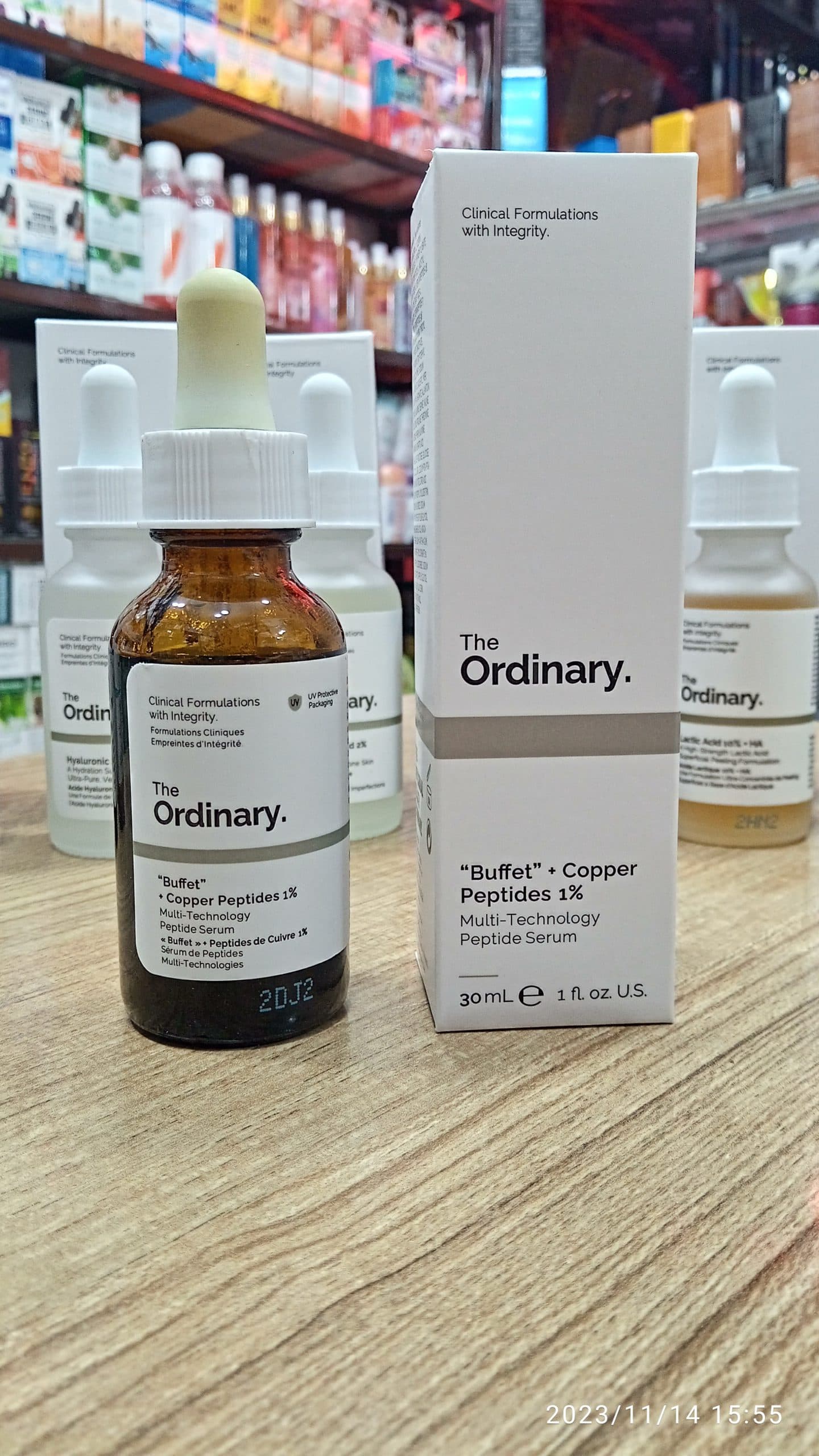 سرم بافه + کوپر پپتید مس 1% اوردینری (اصل) The Ordinary Buffet + Copper Peptides 1% Serum