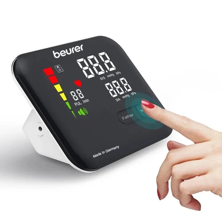 فشار سنج بازویی دیجیتالی بیورر مدل beurer BM102 (سخنگو فارسی)هتاو — تصویر ۴