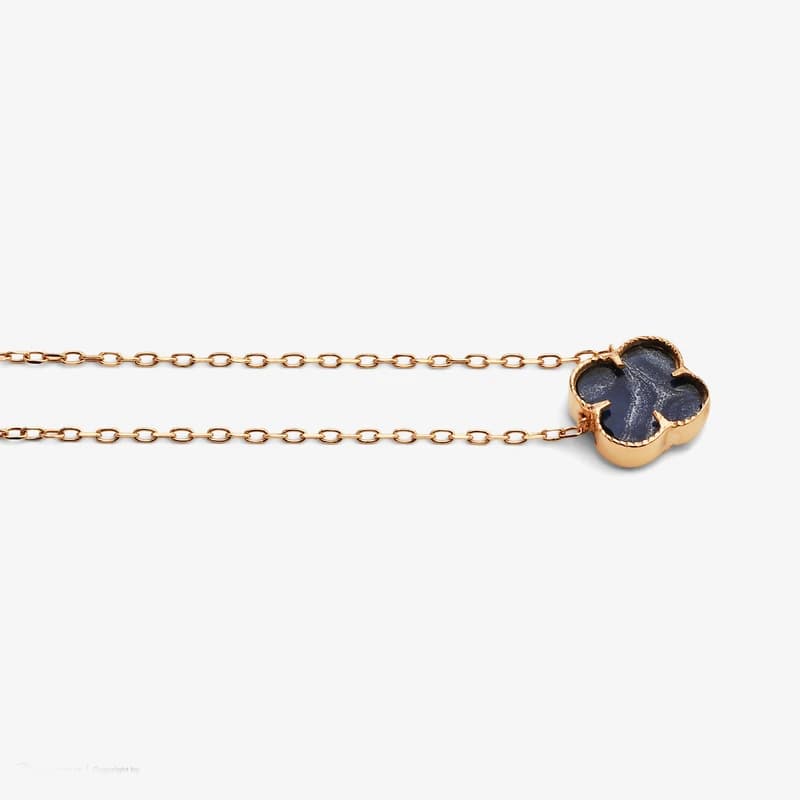 گردنبند طلا حلقه ای فلامینگو wn1269 — تصویر ۲