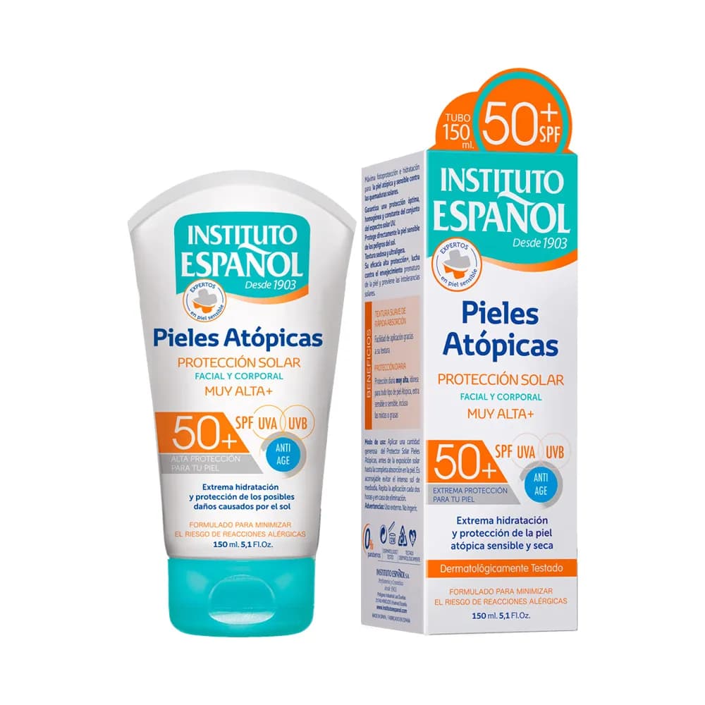 کرم ضد آفتاب پوست آتوپیک اسپانول با SPF+50 حجم 150 میل — تصویر ۳