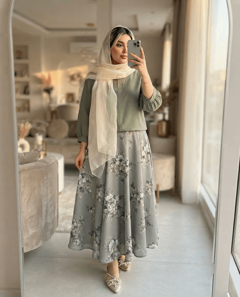 شومیز دامن گلدیس🌺 — تصویر ۱۰