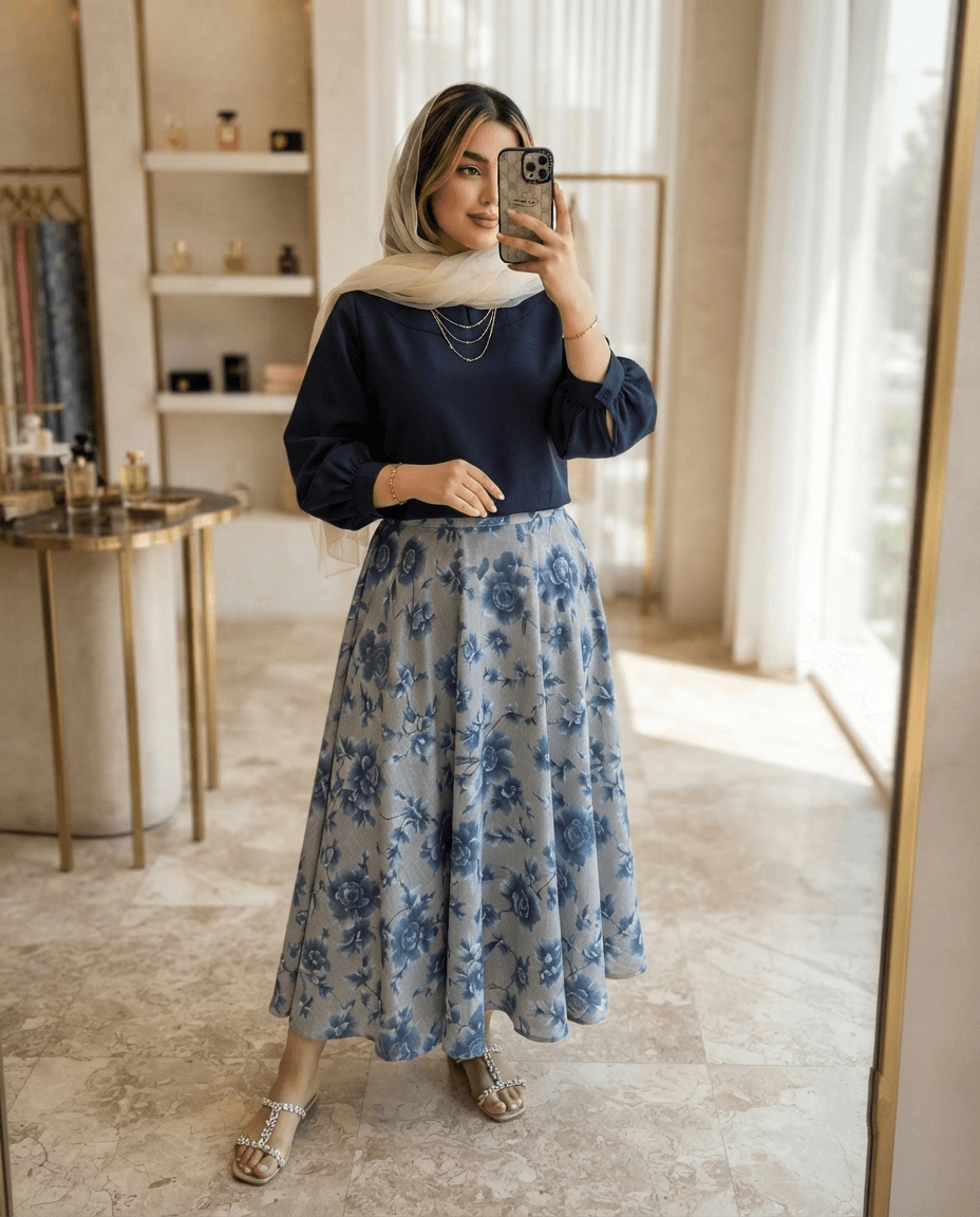 شومیز دامن گلدیس🌺