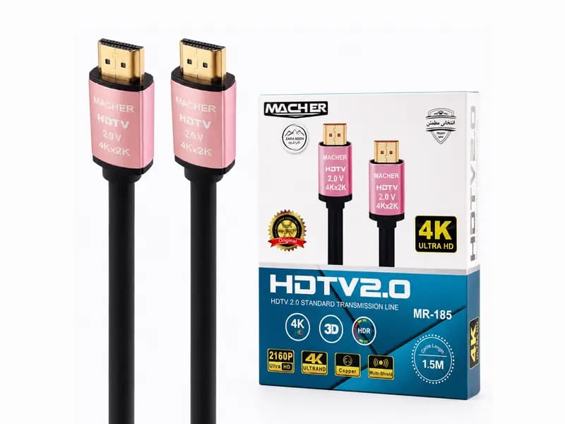 کابل انتقال تصویر مچر HDMI 4K در طولهای 1.5، 3 و 10 متر — تصویر ۶