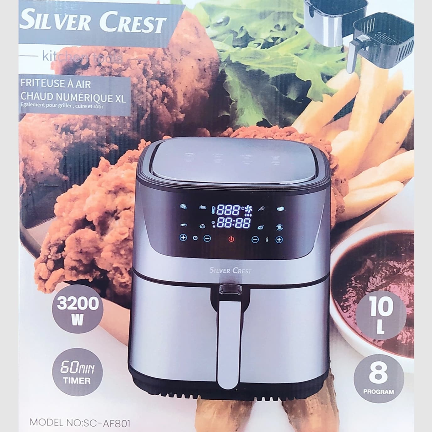سرخ کن 10 لیتری سیلور کرست مدل SC-AF801 — تصویر ۵