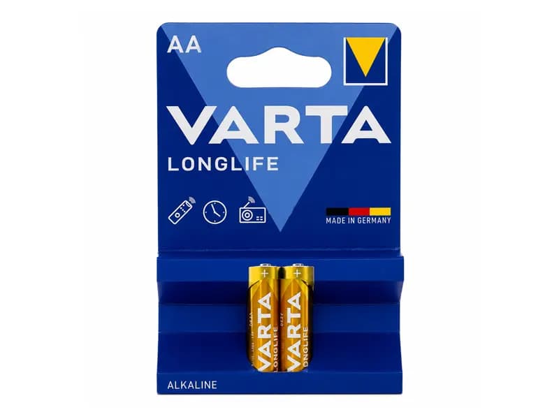 باتری قلمی آلکالاین وارتا Longlife دو عددی (AA LR6)