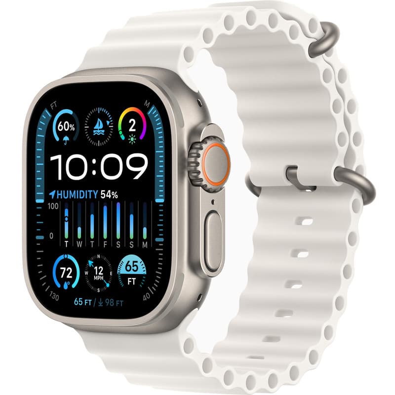 ساعت هوشمند اپل مدل Ultra 2 Titanium Case Ocean Band 49mm — تصویر ۵