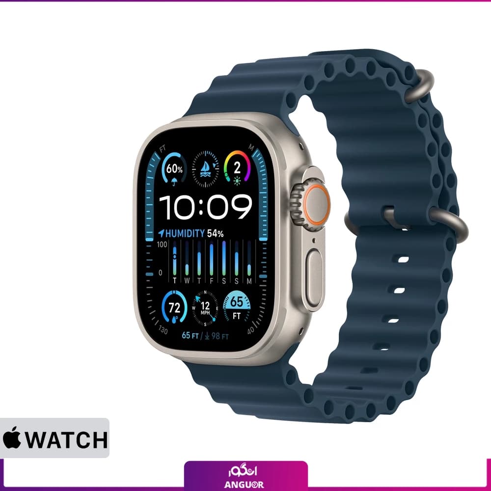 ساعت هوشمند اپل مدل Ultra 2 Titanium Case Ocean Band 49mm — تصویر ۱۰