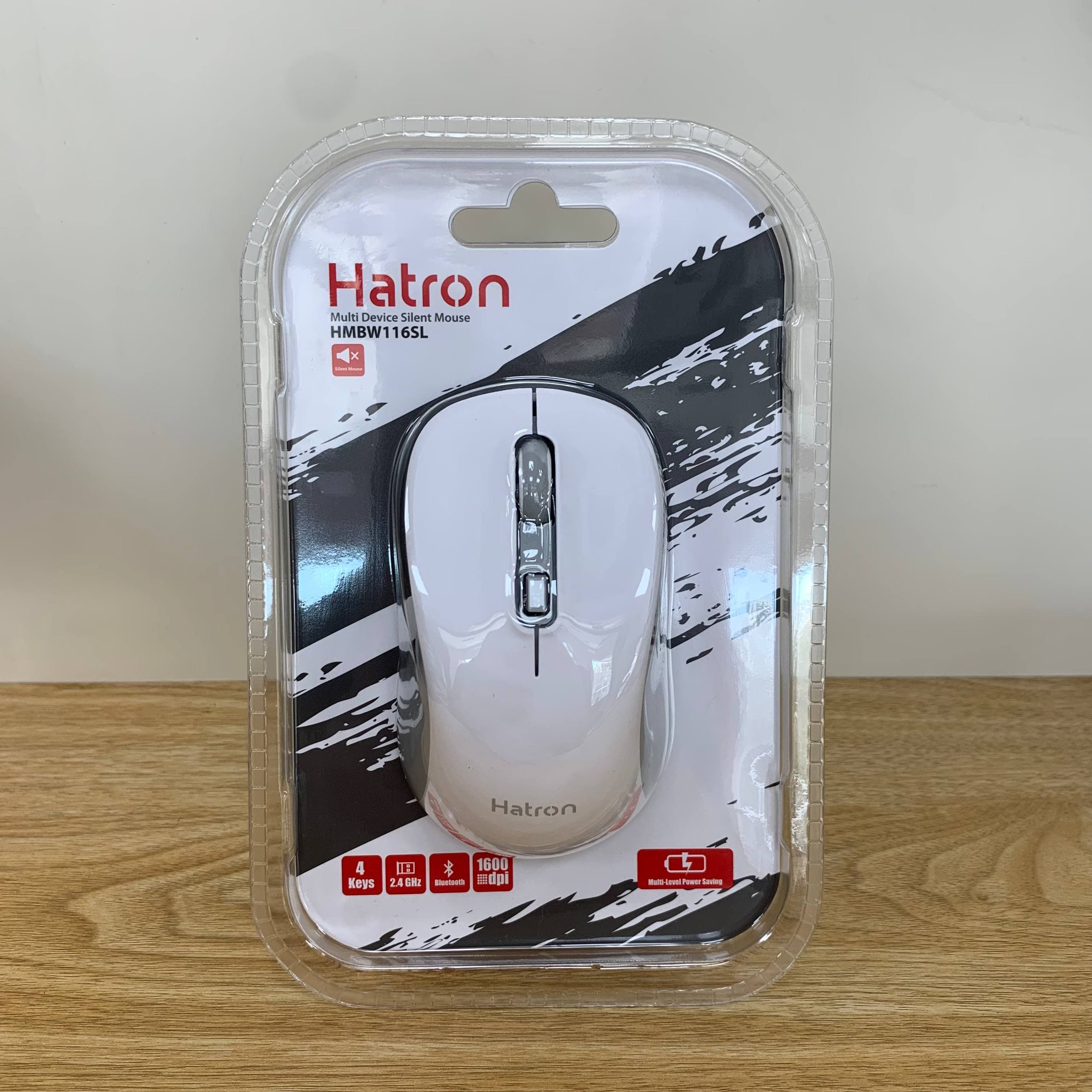 ماوس وایرلس بلوتوث هترون مدل Hatron Multi Device Mouse HMBW116SL