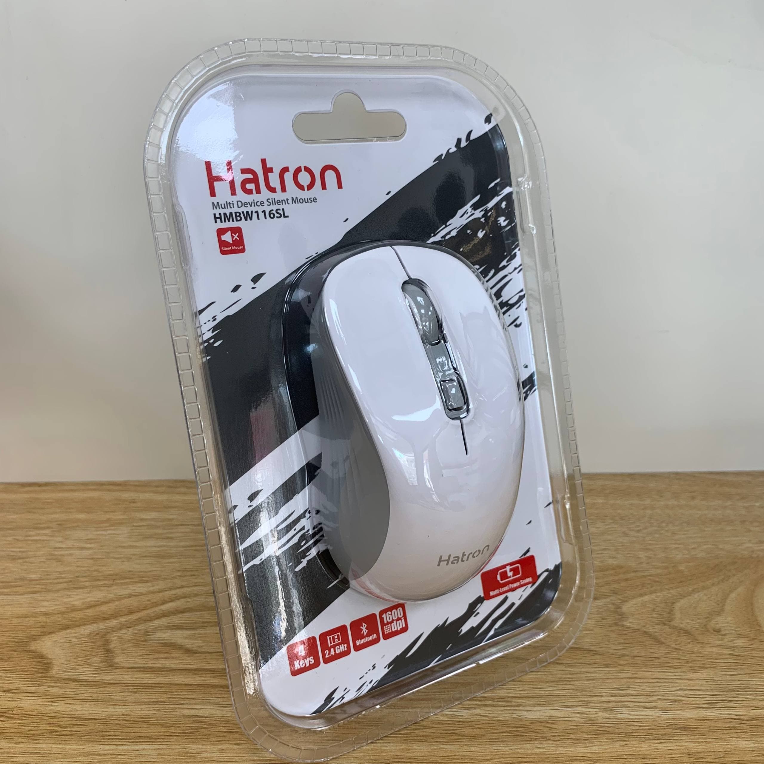ماوس وایرلس بلوتوث هترون مدل Hatron Multi Device Mouse HMBW116SL — تصویر ۳