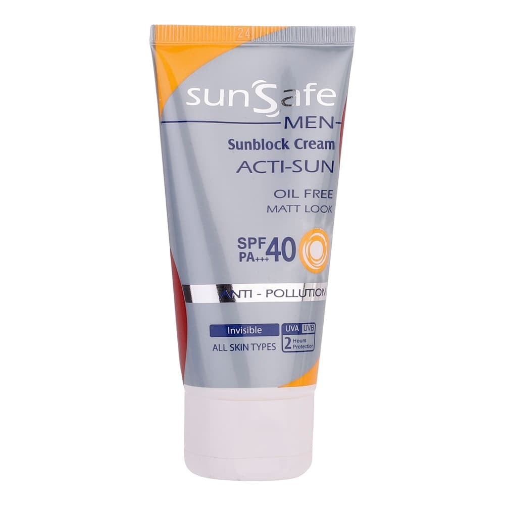 کرم ضد آفتاب سان سیف SPF40 محافظ UVA ،UVB و +++PA