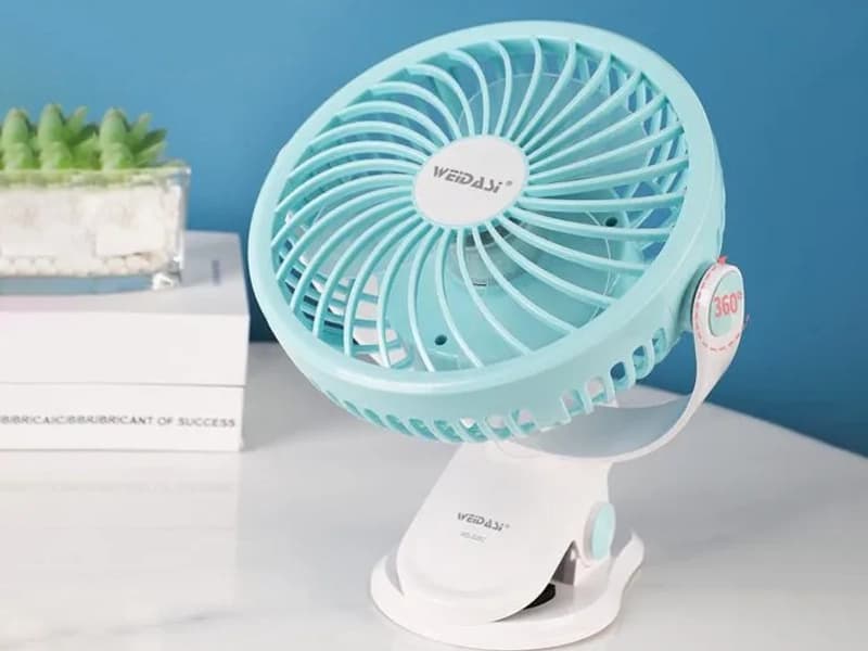 پنکه شارژی گیره‌ای ویداسی مدل WD-225 — تصویر ۱۲