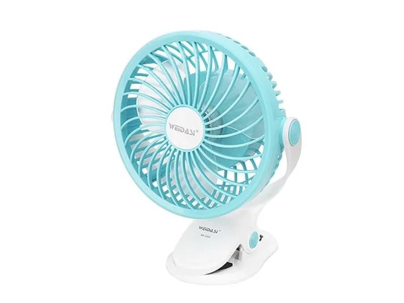 پنکه شارژی گیره‌ای ویداسی مدل WD-225 — تصویر ۸