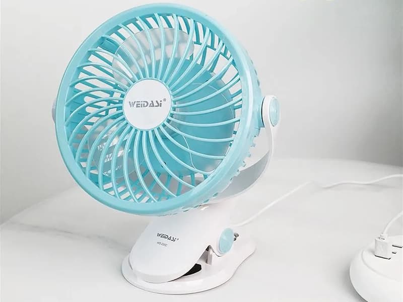 پنکه شارژی گیره‌ای ویداسی مدل WD-225 — تصویر ۱۰
