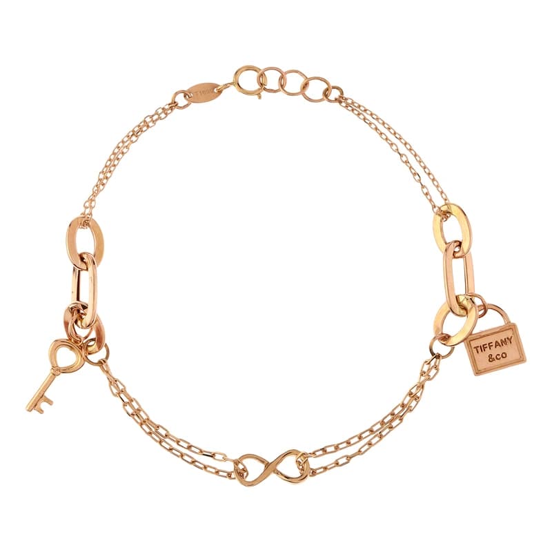 دستبند زنجیری طلا زنانه فلامینگو wb1215