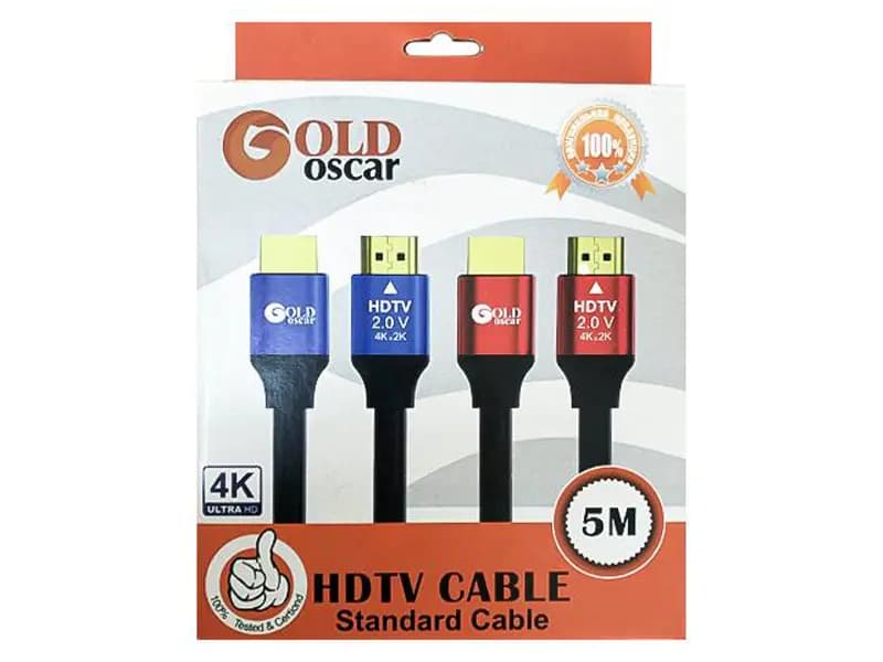 کابل HDMI 4K گلد اسکار طول 5 متر — تصویر ۷