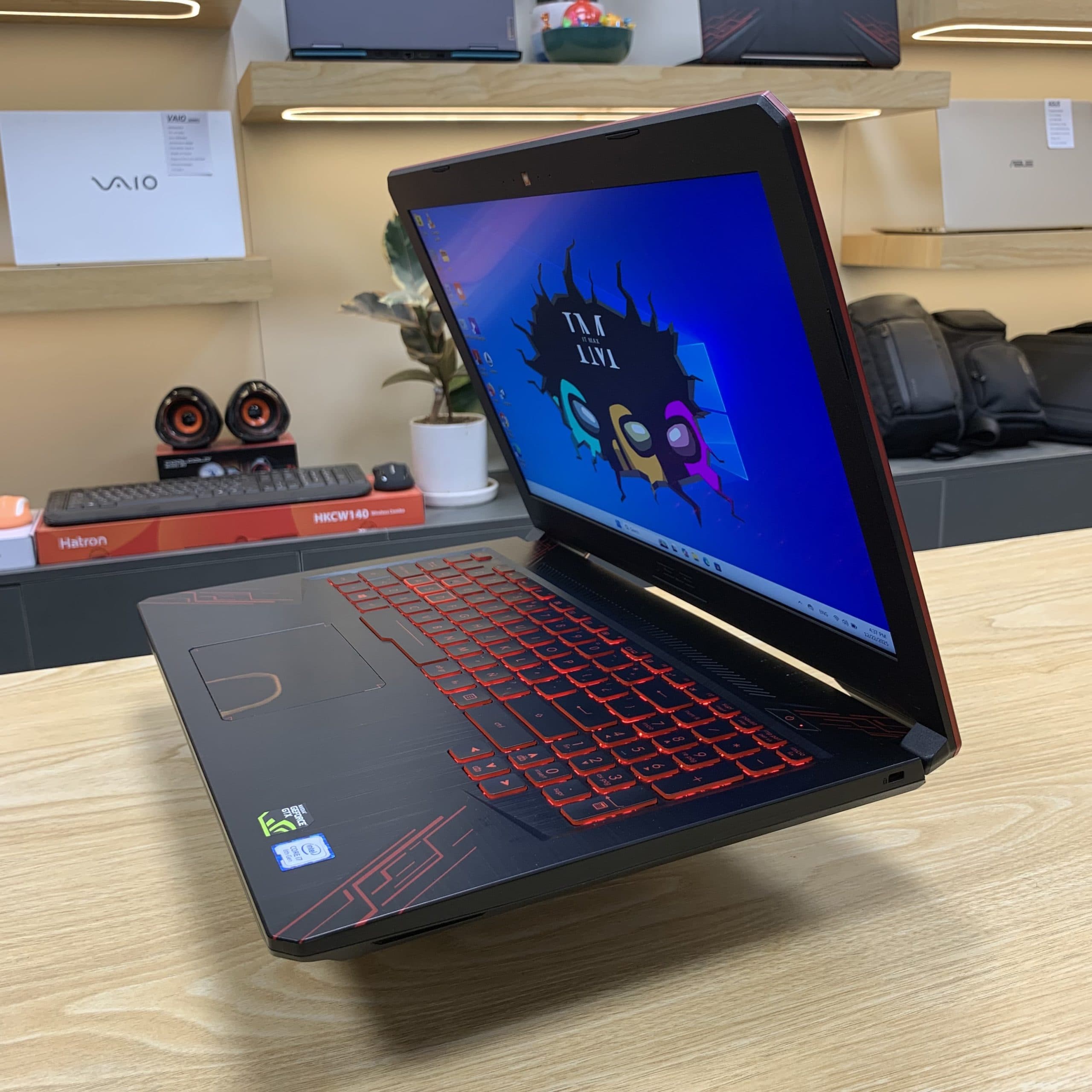 لپ تاپ ایسوس مدل Asus TUF GAMING FX504GE (FX80GE) CI7 8750H 16GB 512SSD — تصویر ۲