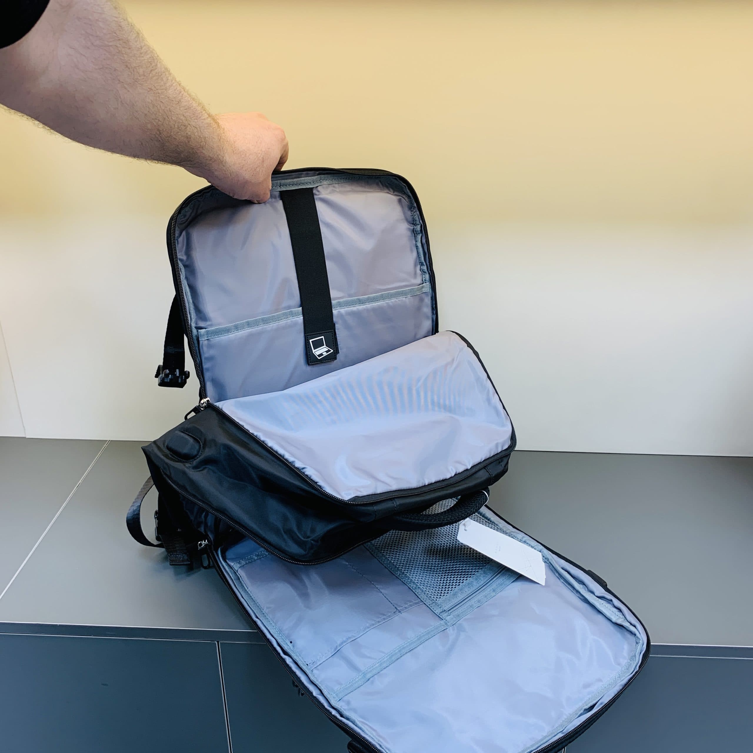 کوله پشتی لپ تاپ بنج مدل Bange Backpack 1801 — تصویر ۸