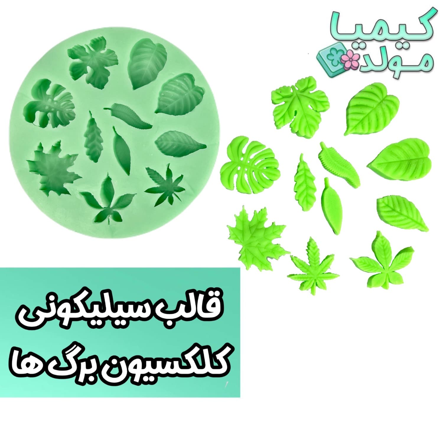 قالب سیلیکونی کلکسیون برگ ها