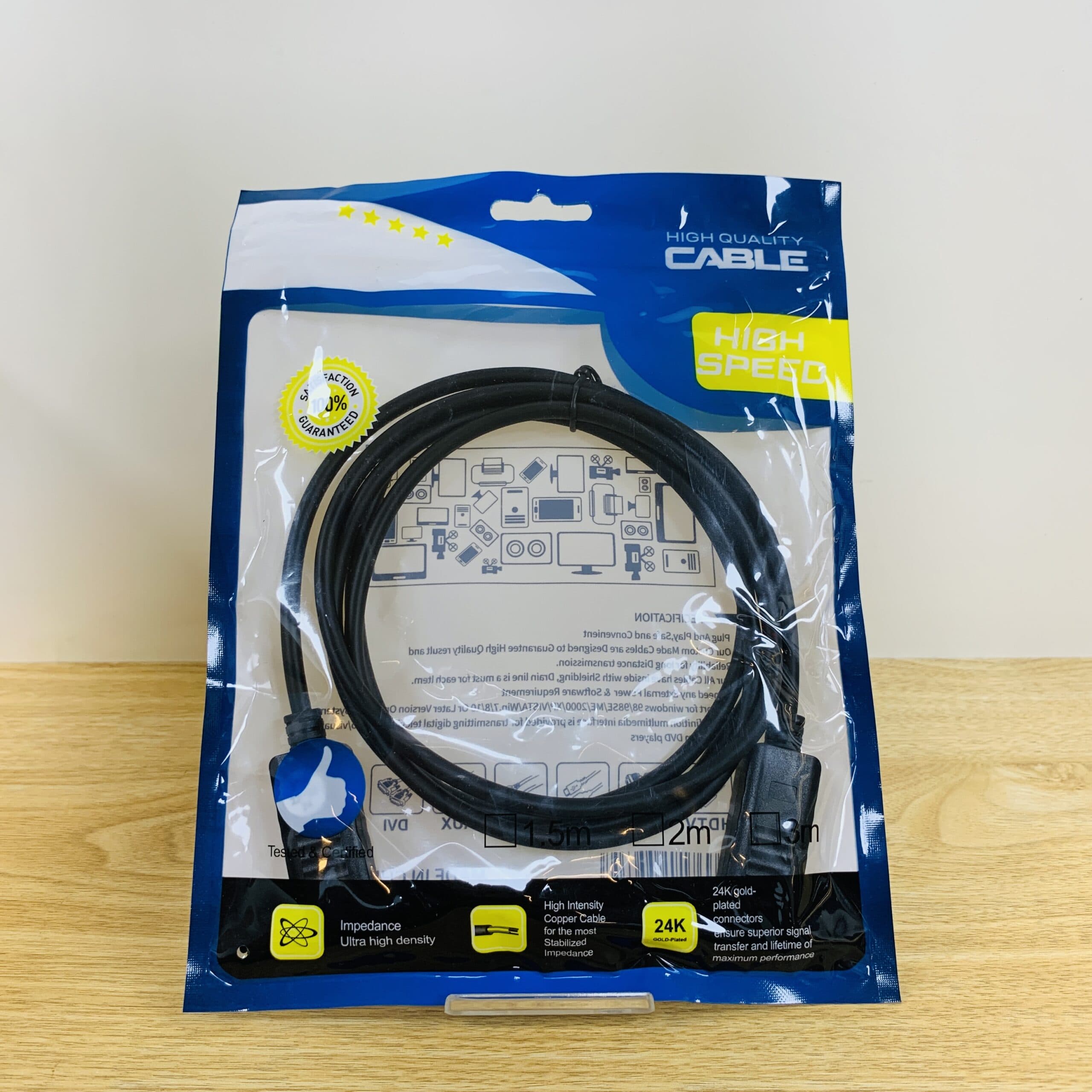 کابل DisplayPort 1.8 متری 2K — تصویر ۳