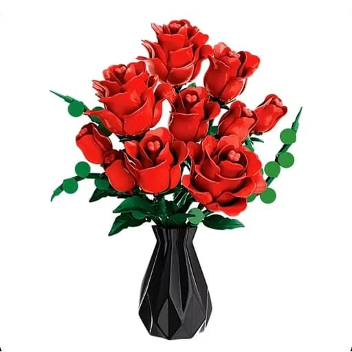 لگو گلدان گل رز 443 تکه — تصویر ۲