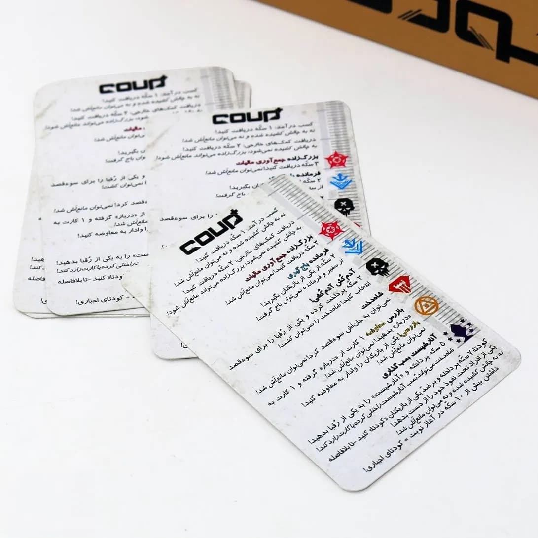 بازی فکری کودتا پلاس Coup Plus — تصویر ۴