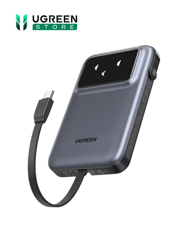 پاوربانک 10000 میلی آمپر مگ سیف یوگرین UGREEN Uno Power Bank 10000mAh 30W PB511 — تصویر ۹