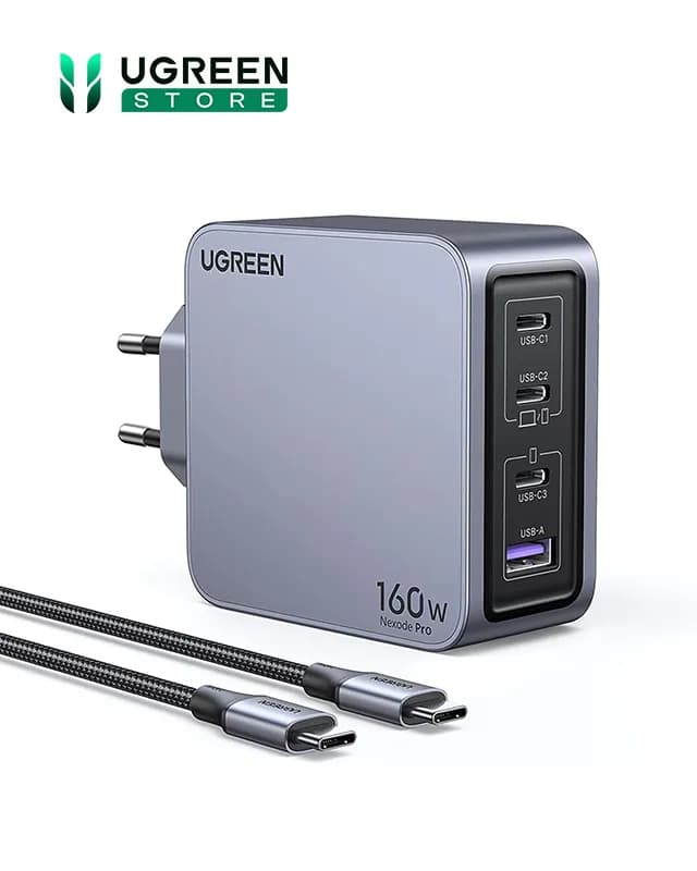 شارژر دیواری ۱۶۰ وات یوگرین UGREEN Nexode Pro 160W GaN Charger X763 — تصویر ۹