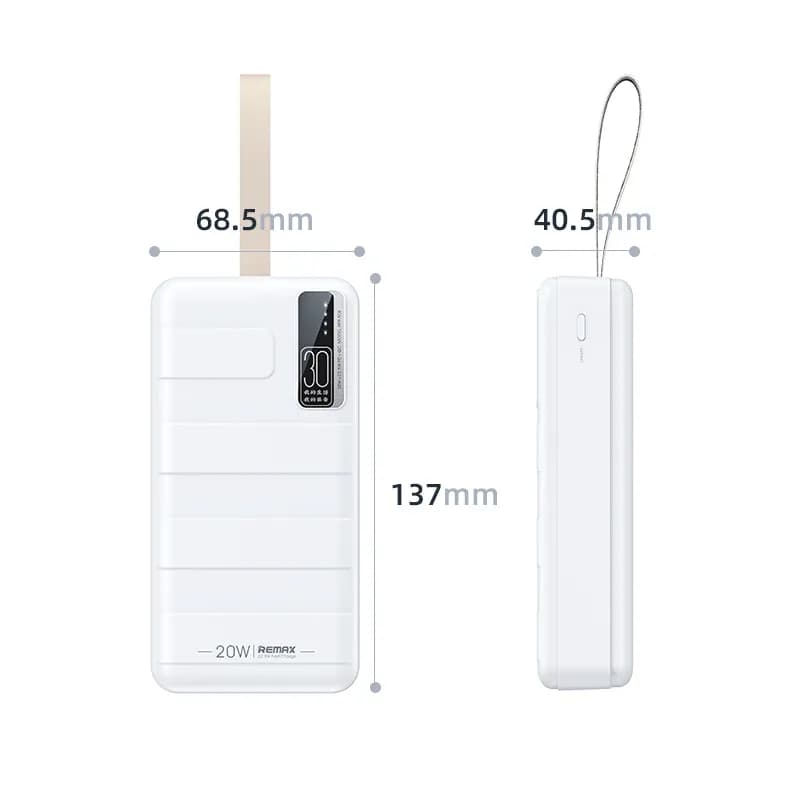 پاوربانک 22.5 وات ریمکس مدل RPP-506 ظرفیت 30000 میلی آمپر ساعت — تصویر ۳
