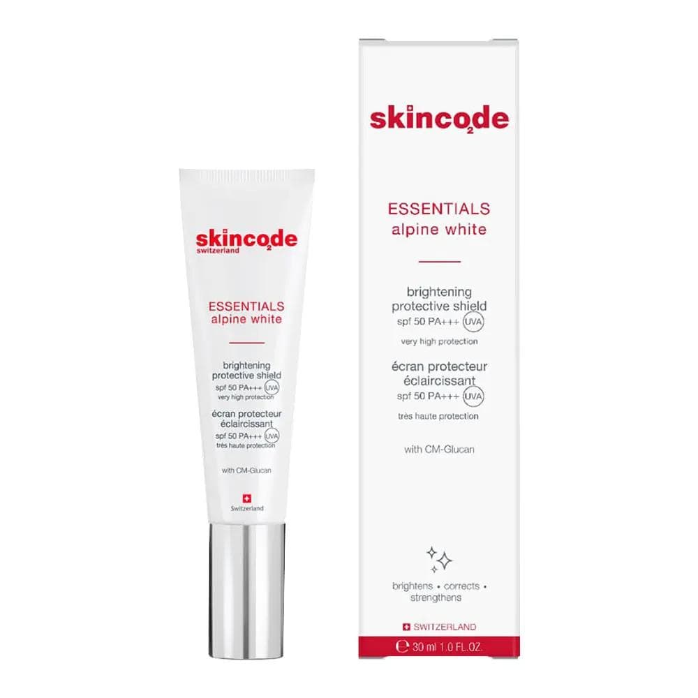 لوسیون ضدآفتاب روشن کننده SPF50 اسکین کد — تصویر ۴