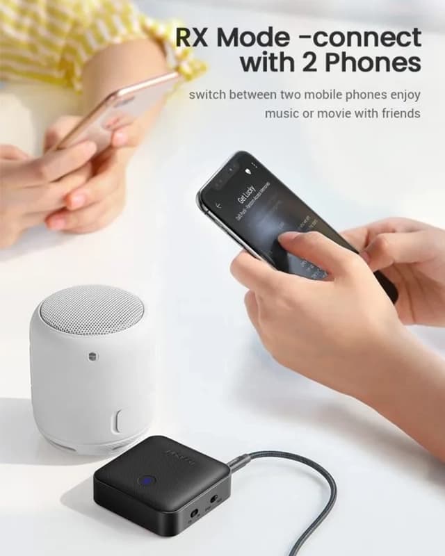 فرستنده و گیرنده یوگرین UGREEN Bluetooth aptX Transmitter Receiver CM144 — تصویر ۷