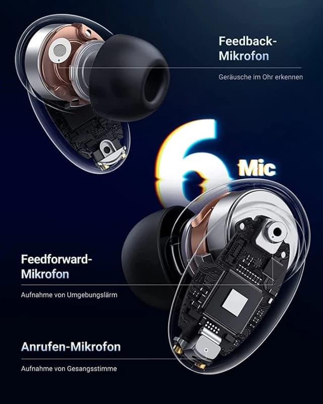 هدفون یوگرین Ugreen HiTune X6 ANC Earphones WS118 — تصویر ۸