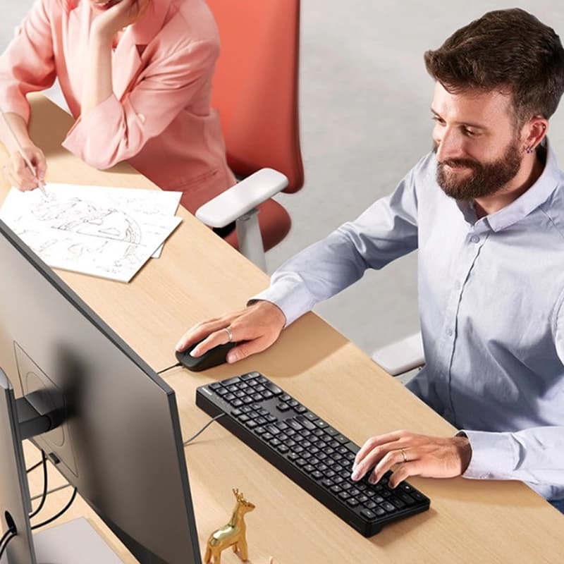 کیبورد سیمی یوگرین Ugreen wired Keyboard KU004 — تصویر ۵