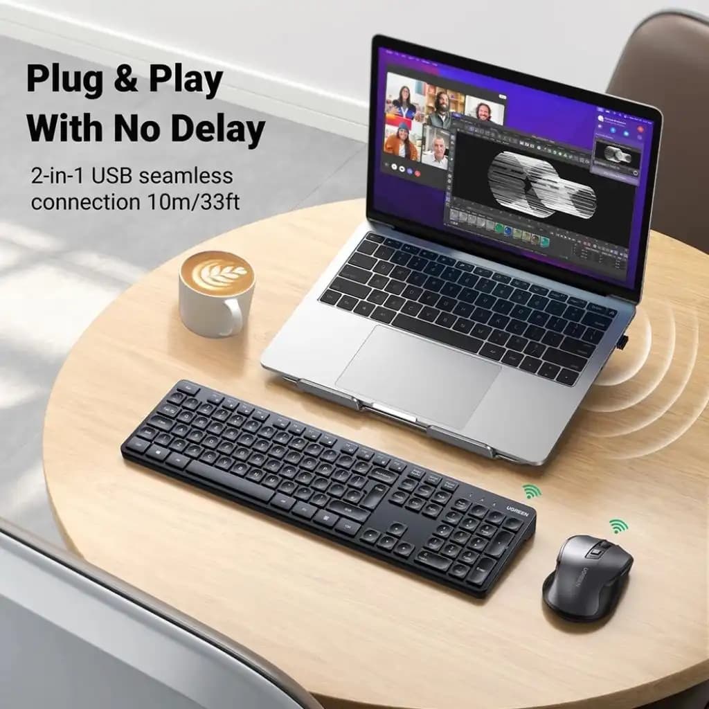 کیبورد بی سیم یوگرین Ugreen Wireless Keyboard KU004 — تصویر ۸