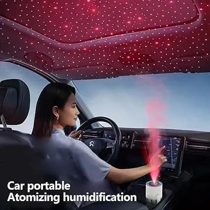 دستگاه بخور سرد لیزری و چراغ خواب مدل Starry Sky — تصویر ۱۲
