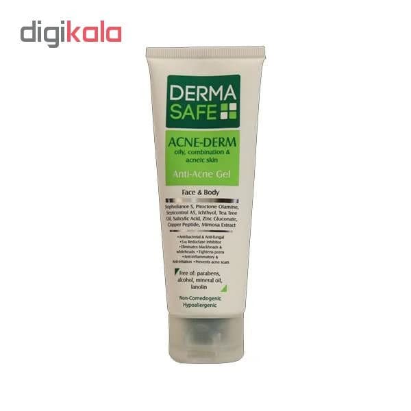 ژل ضد جوش درماسیف مدل Acne Derm حجم ۷۵ میلی لیتر — تصویر ۴