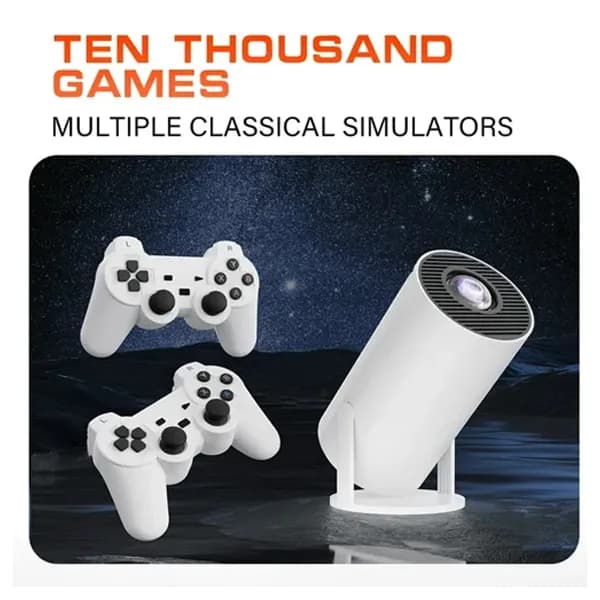 ویدیو پروژکتور و کنسول بازی گیم استیک مدل Game Projector 2in1 — تصویر ۴
