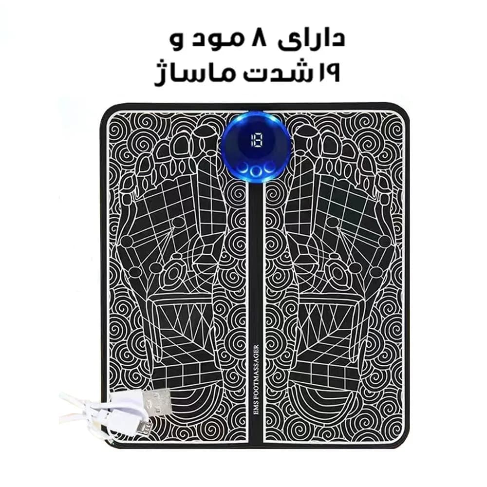 ماساژور پا الکترومغناطیسی مدل EMS Foot Massager — تصویر ۱۰