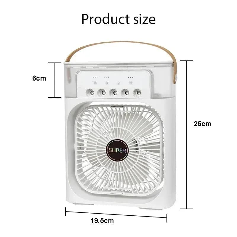 پنکه رومیزی مه پاش مدل Mini Cooling Fan RGB — تصویر ۳