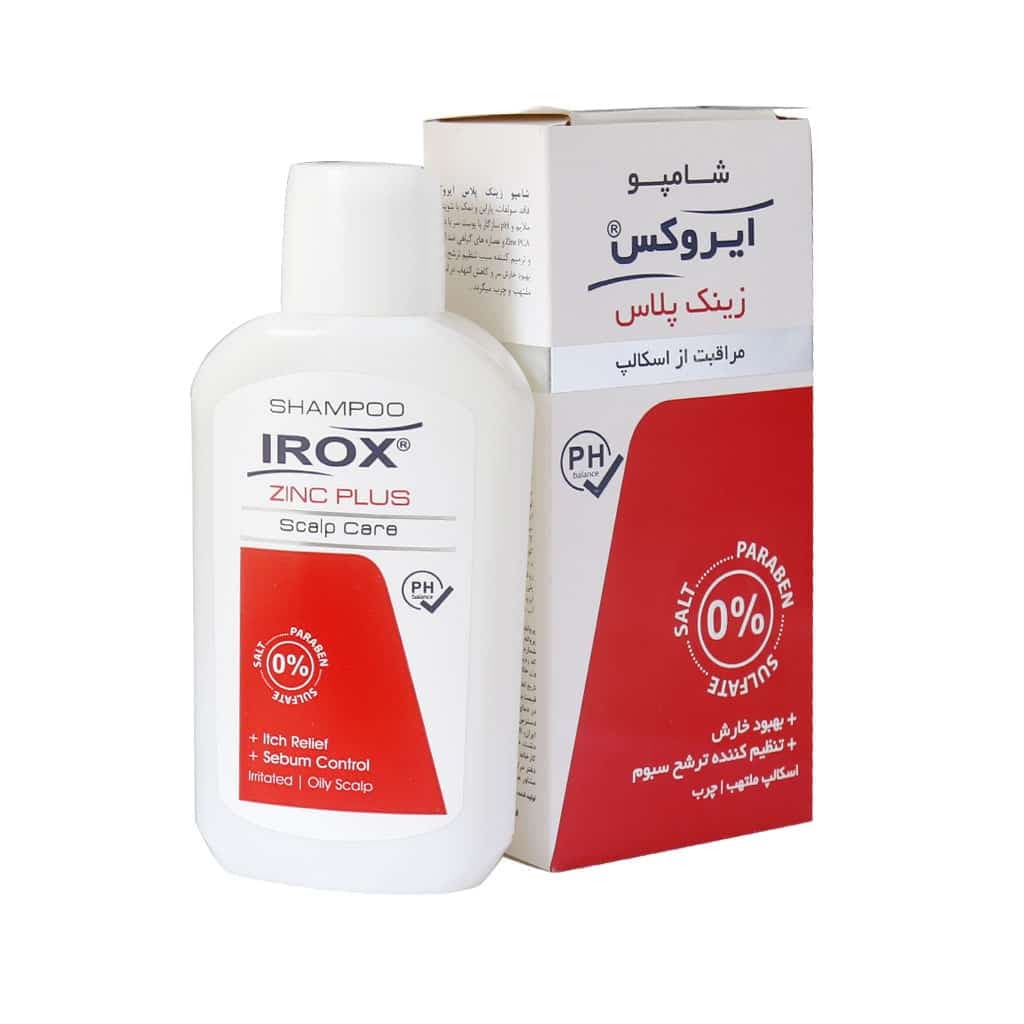شامپو زینک پلاس اسکالپ کر Zinc Plus Shampoo Irox