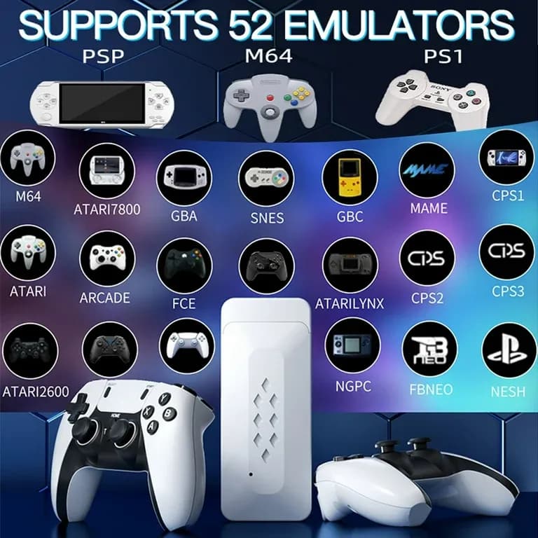 کنسول بازی نوستالژیک گیم استیک پرو مدل Game Stick Pro HD M22 64G — تصویر ۱۰