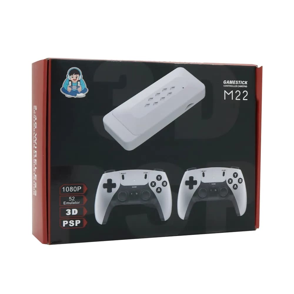 کنسول بازی نوستالژیک گیم استیک پرو مدل Game Stick Pro HD M22 64G — تصویر ۷