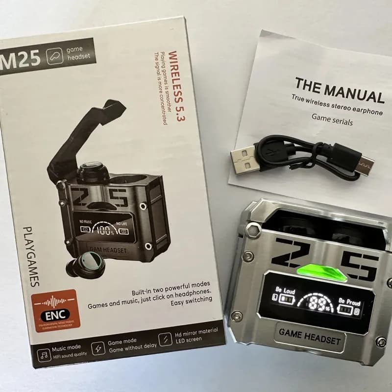 ایرپاد گیمینگ بی سیم مدل M25 ENC نسخه 5.3 — تصویر ۱۰