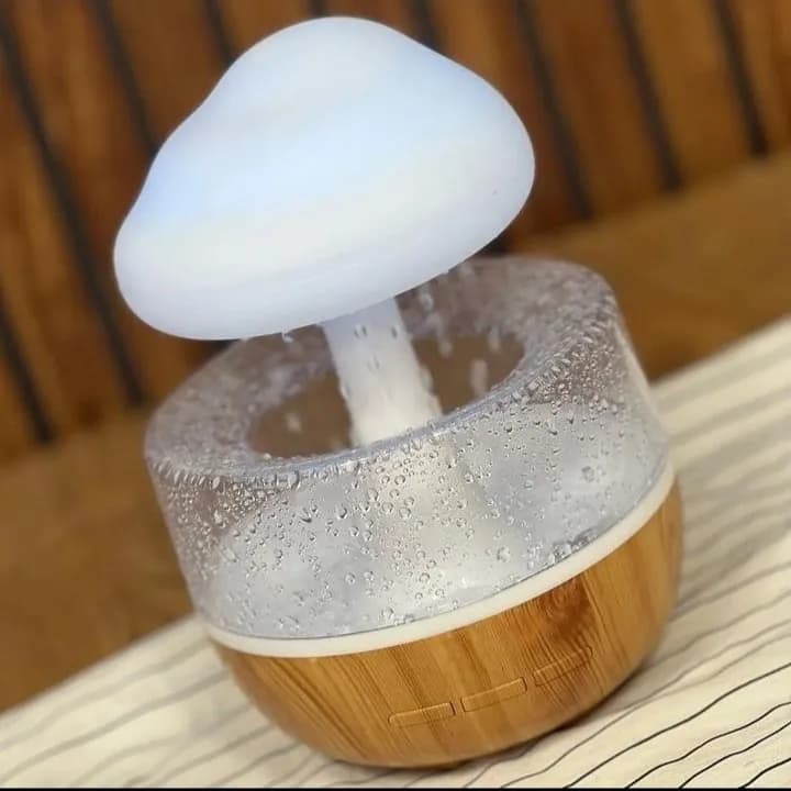 چراغ خواب قارچ باران زا مدل RGB Cloud Rain — تصویر ۳