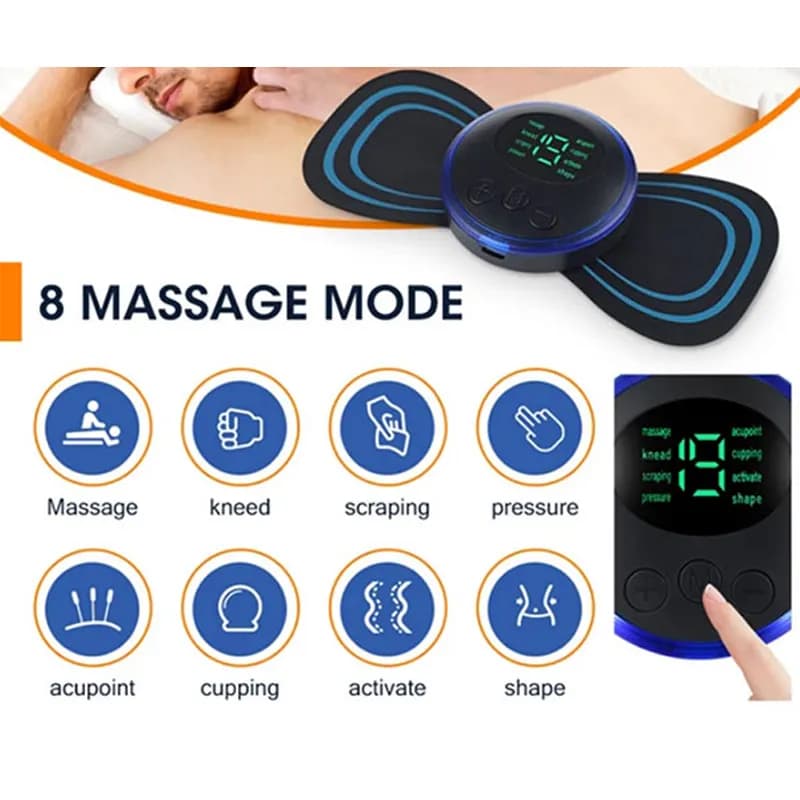 ماساژور پروانه ای الکترومغناطیسی مدل EMS Mini Massager — تصویر ۳