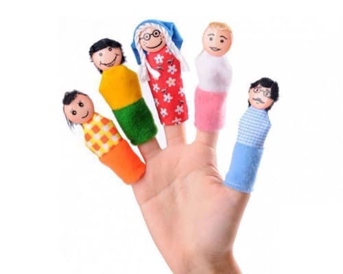 عروسک انگشتی (5 شخصیتی)