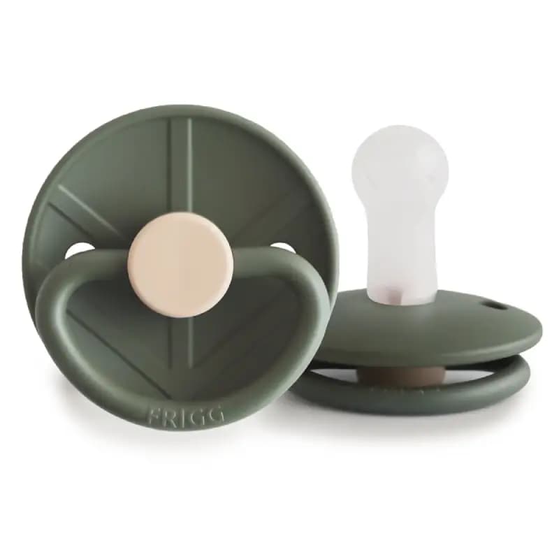 پستانک فریگ سیلیکونی گرد سایز 2 رنگ Ragnar Olive (زیتونی) — تصویر ۲