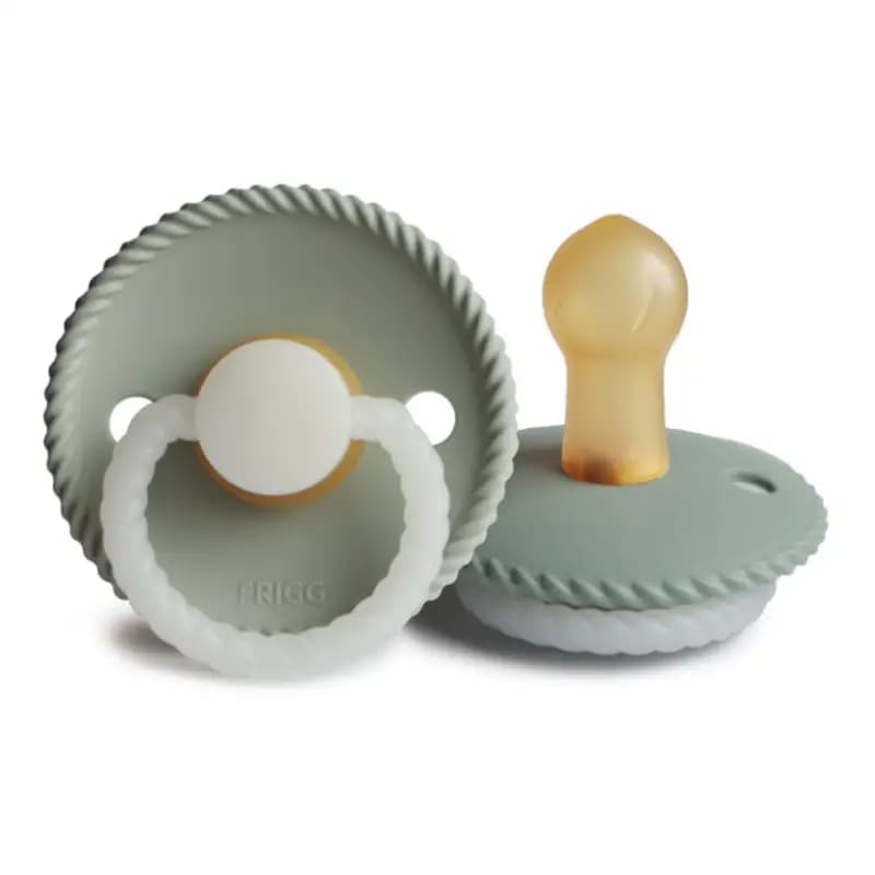 پستانک شب تاب فریگ لاتکس طنابی سایز 1 رنگ Sage night (سبز)