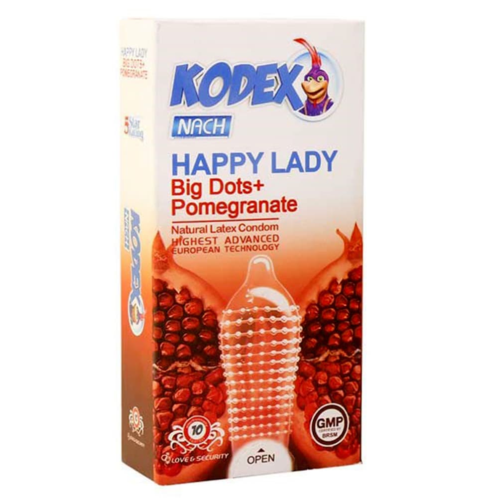کاندوم کدکس خاردار هپی لیدی happy lady — تصویر ۲